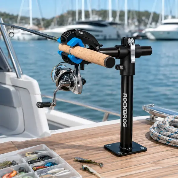 Universal Kayak Deck Mount Clamp for Fishing Gear & Nets