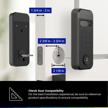 myQ Secure View Smart Lock with 2K Camera & Video Doorbell