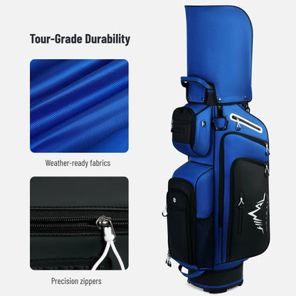 UNIHIMAL Golf Cart Bag | 14-Way Dividers & Rain Cover
