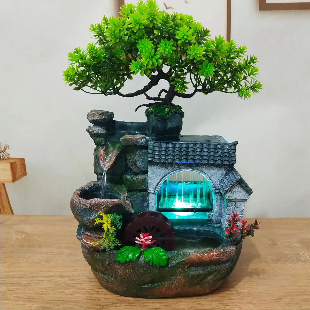 Mini LED Waterfall Fountain