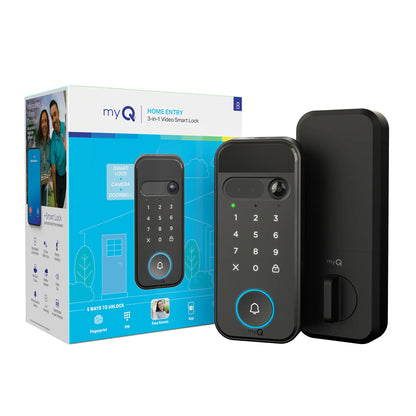 myQ Secure View Smart Lock with 2K Camera & Video Doorbell