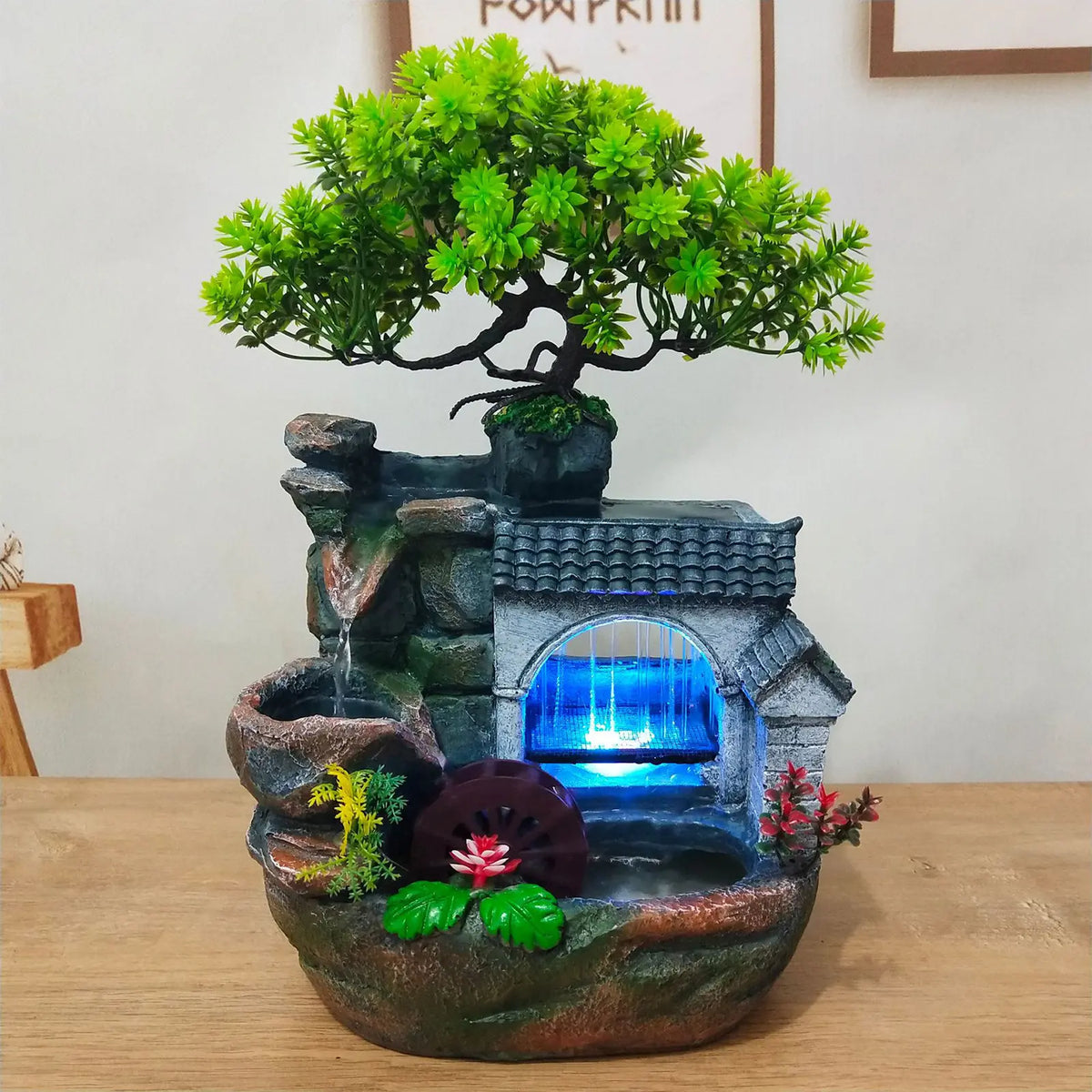 Mini LED Waterfall Fountain